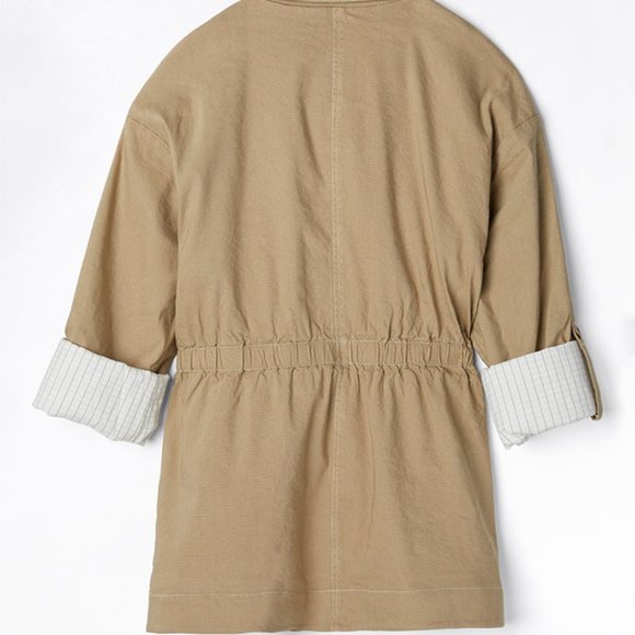 Matilda Jane Good Hart Memphis Cargo Jacket, Camel S NWT - Picture 4 of 4